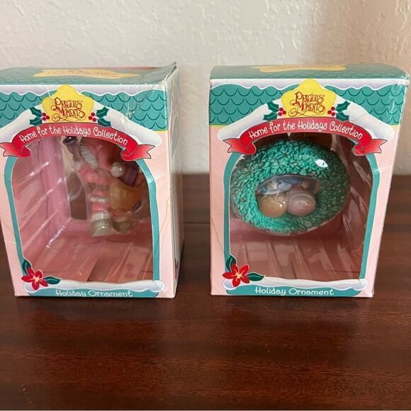 Two Vintage Precious Moments Christmas Ornaments in Original Boxes. Great Cond!! - Picture 2 of 11